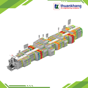 Cầu đấu dây push-in gắn Din-rail